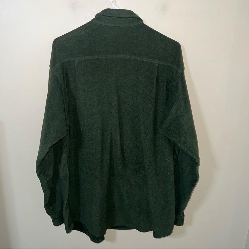 Patagonia Men’s Olive Green Fleece Button Down Shirt - Picture 3 of 3